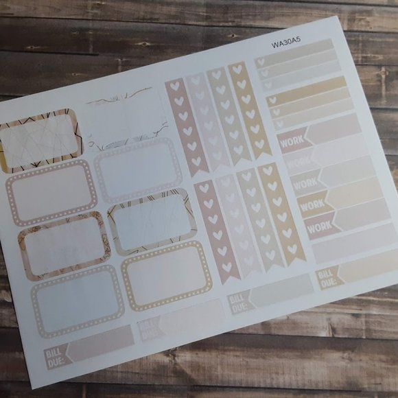 Travel Planner Sticker Kit, ECLP, Weekly Spread, Happy Planner KIT-WA30A - Picture 5 of 7